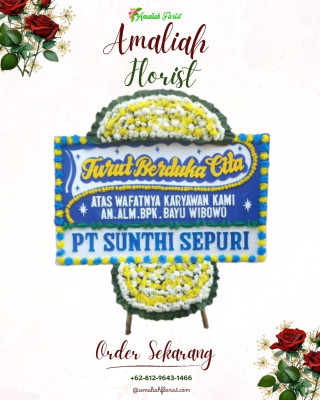 Papan Bunga Duka di Blanakan