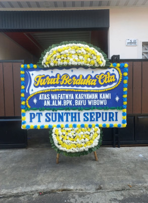 Papan Bunga Duka di Blanakan