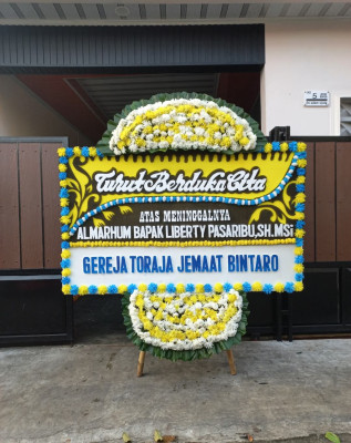 Papan Bunga Duka di Blanakan